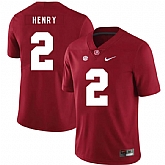 Alabama Crimson Tide 2 Derrick Henry Red Nike College Football Jersey Dzhi,baseball caps,new era cap wholesale,wholesale hats